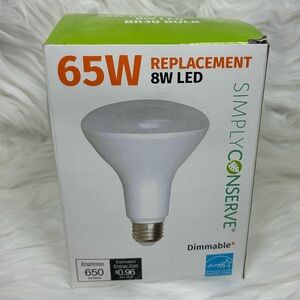 65W Replacement 8W LED Bulb - White